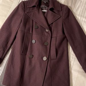 Women’s New York and company brown pea coat